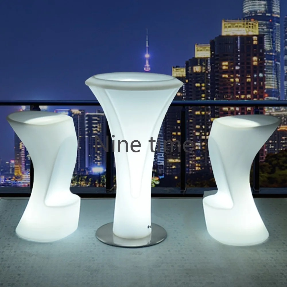 

Led Bar Table Furniture Dj Booth Counter Kitchen Coffee Bright Standing Room Decor High Outdoor Tables Cocktail Gold Buffet Cool