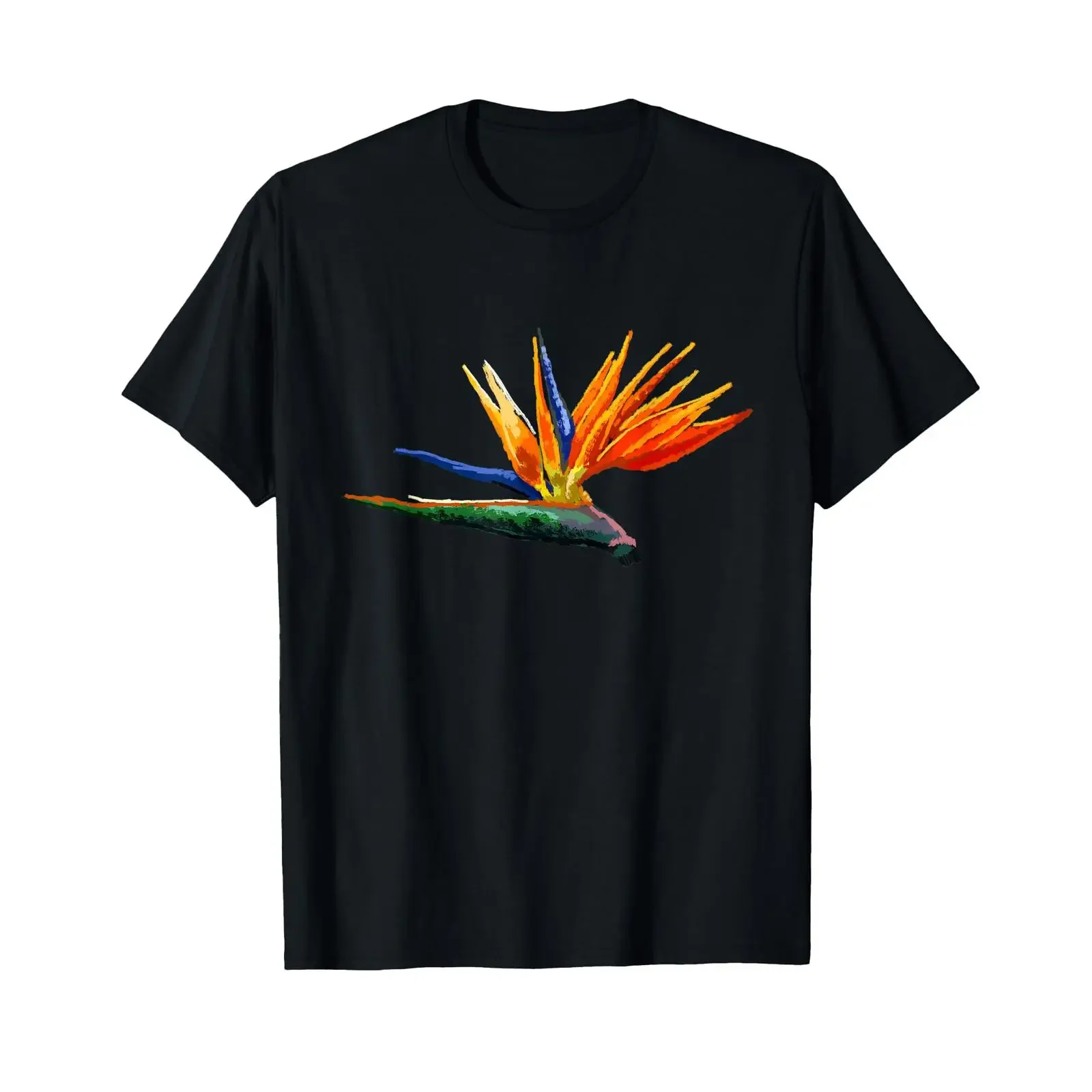 Bird of Paradise Flower T Shirt vintage Washed graphic Soft Casual Top For Everyday Wear Unisex Stylish fashion homme