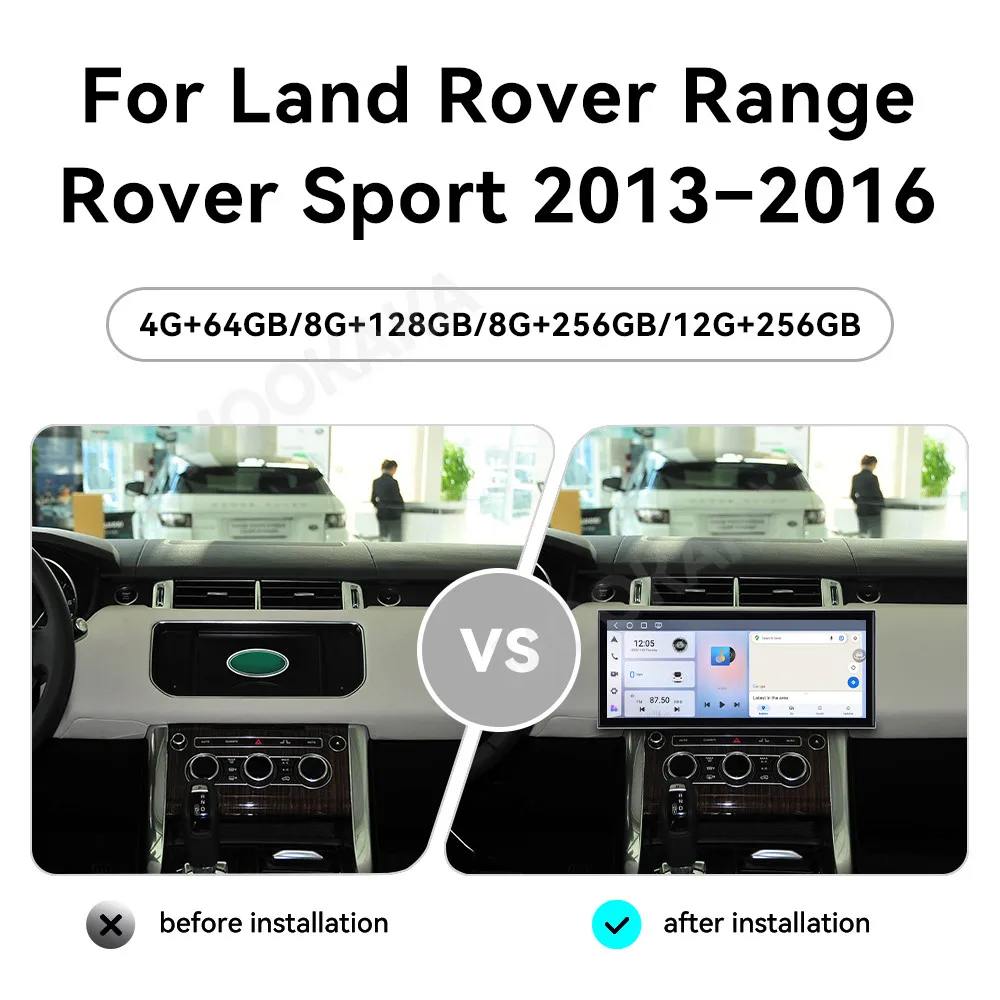 For Range Rover Sport 2013-2016 Android Car Radio Multimedia Video Wireless Carplay Autoradio Stereo GPS Navigation Head Unit