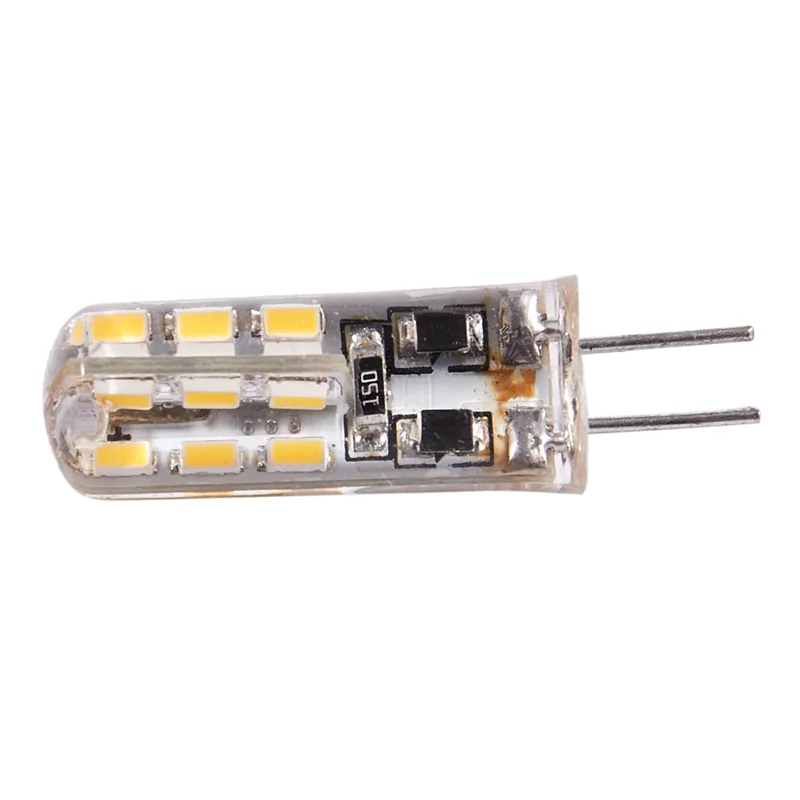 ABUP-20X G4 LED بقعة ضوء لمبة مصباح 1.5W 24 SMD 3014 أبيض دافئ 12V DC #2