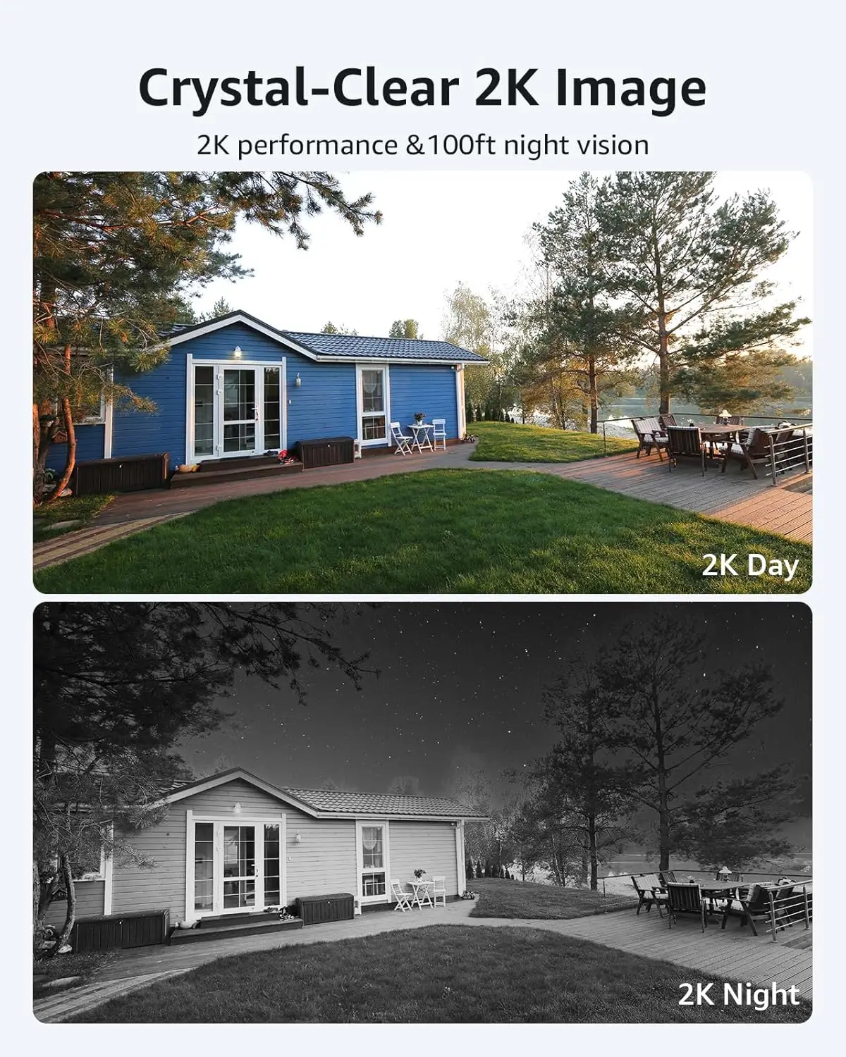 نظام كاميرا ANNKE اللاسلكية، 16CH قابل للتوسيع 4K Security NVR، 8 قطع كاميرات خارجية 3 ميجابكسل، صوت ثنائي الاتجاه، واي فاي ثنائي النطاق، تحديد الإنسان #5