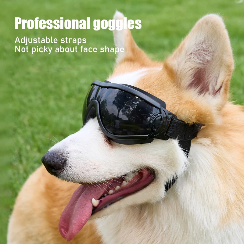 New Pet Cool Glasses, UV Resistant Adjustable Goggles, Dog Sunglasses, Sunglasses, Pet Supplies, Pet Toys