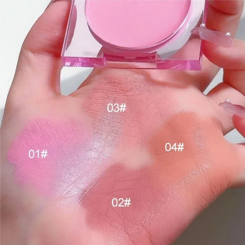 1 pezzo di trucco nudo opaco naturale, a lunga durata, che produce il colore, durevole, schiarente, fard in crema per il trucco viso quotidiano