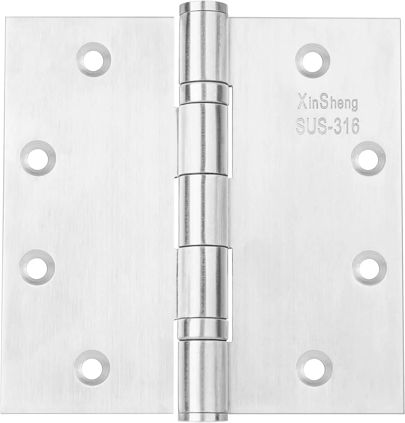 

3 Pack 4.5x4.5 Inch Full 316 Stainless Steel Door Hinges Heavy Duty Rust Proof Ball-Bearing for Exterior Doors