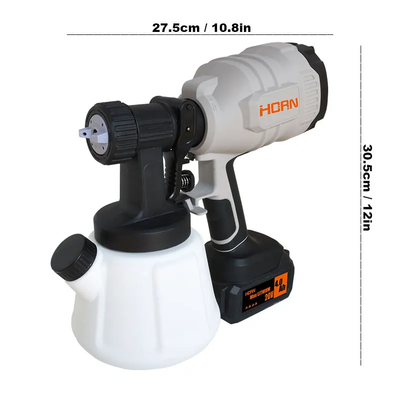 1200ML Electric Spray Gun High Power Cordless Paint Sprayer HVLP Auto Furniture Steel Coating Airbrush For Makita 20V Battery