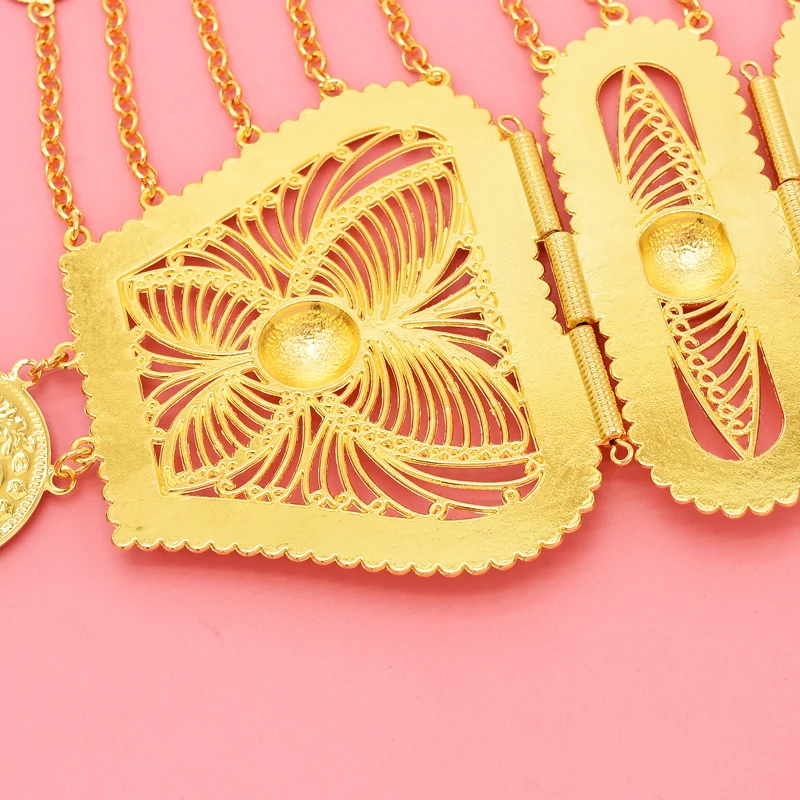 Coins Charms Body Chains For Women Tassels Glossy Metal Carved Butterfly Belly Dance Chains Bohemian Ethnic Wasit Chains Female