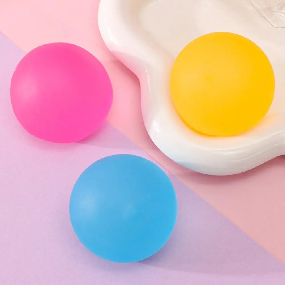2Pcs Luminous Balls Glow in The Dark Squeeze Balls Sticky Slow Rebound Maltose Fidget Toys Creativity Pinch Toy