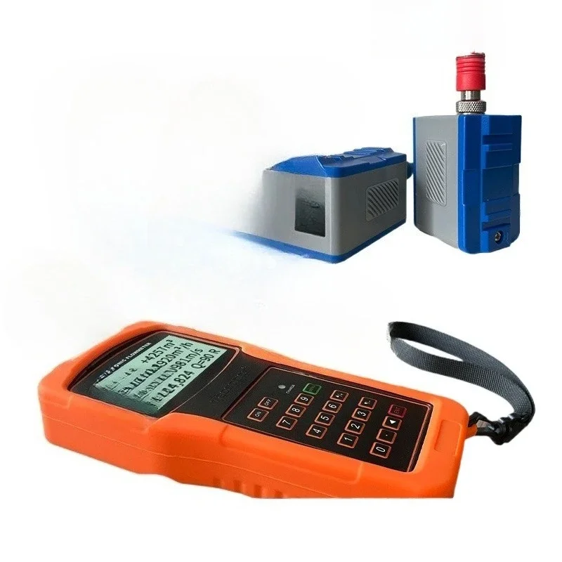 Portable Handheld Ultrasonic Flowmeter Outer Card Split Pipe Full Pipe Water Flow