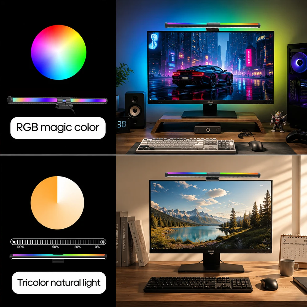 RGB, konfiguracja Wi-Fi, monit – Desk Setup No Monitor recenzja i cena
