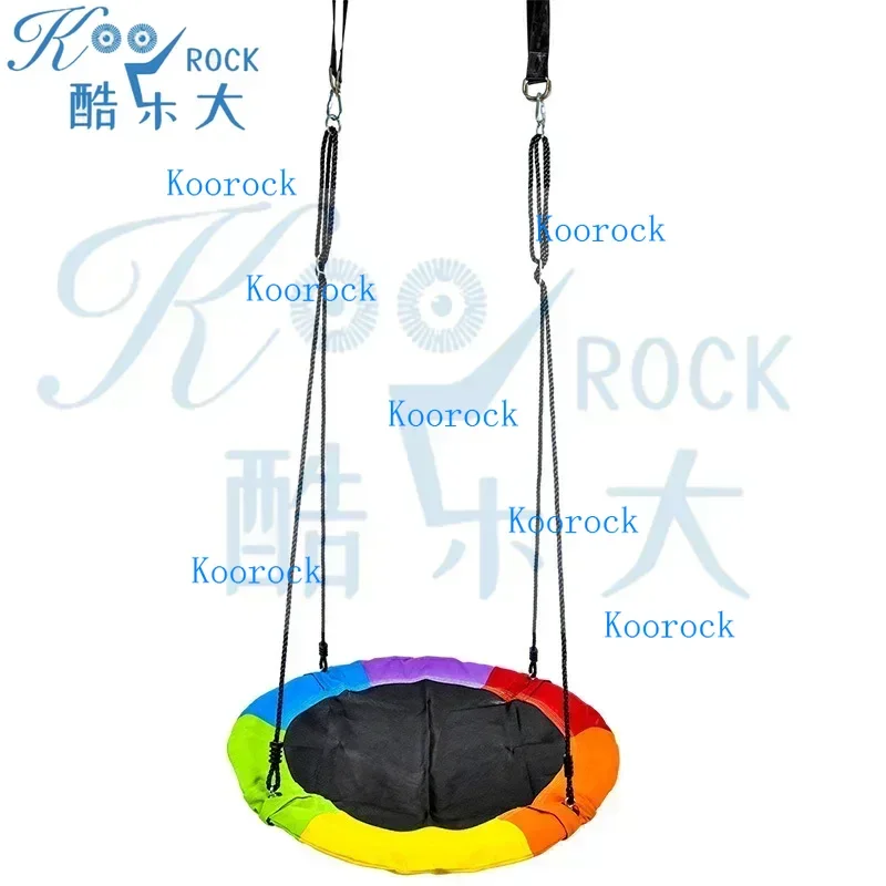 Multiple Colors Children's Parent-child Hanging Hammock Bird Nest Teslin Butterfly Swing  for Outdoor Activities