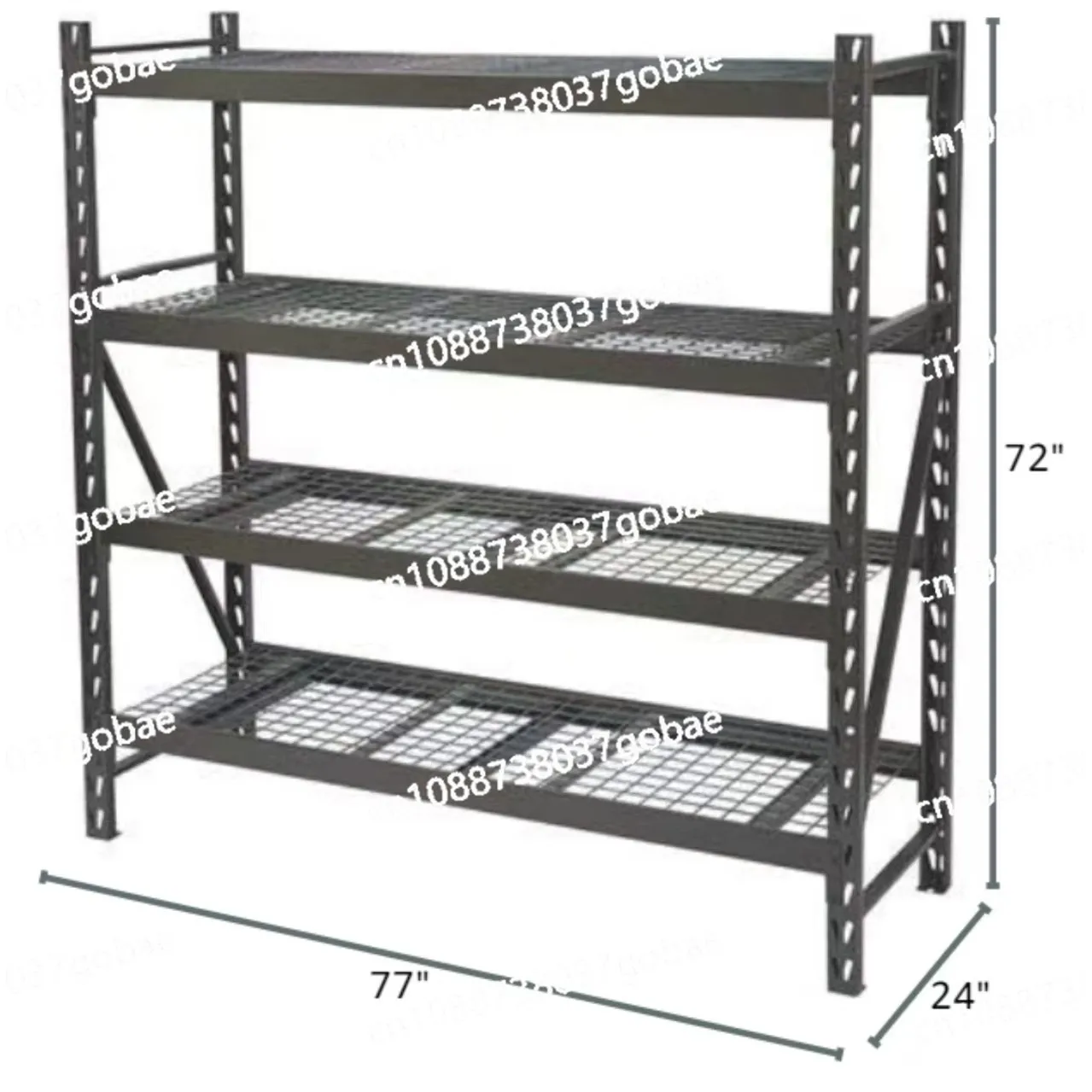 

Warehouse shelves, combined heavy-duty multi-layer household storage shelves