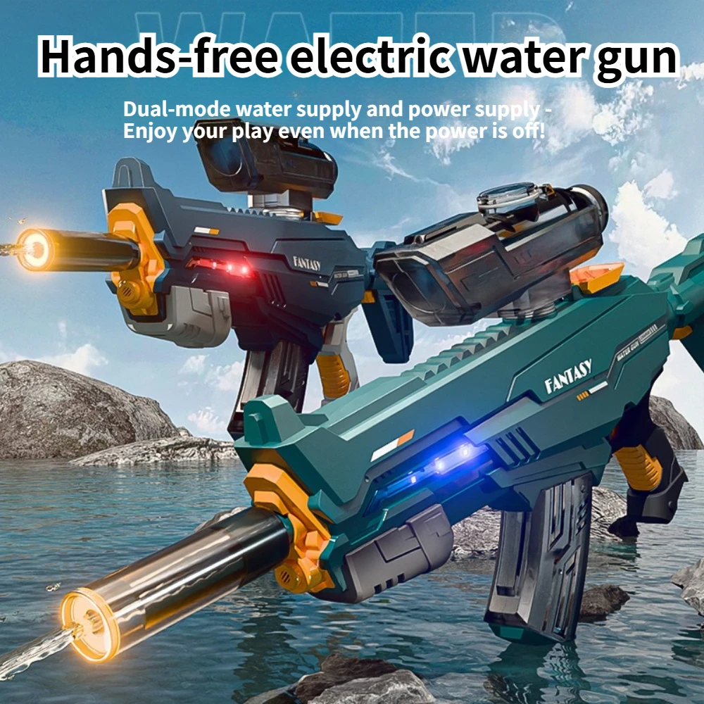 New Arrival Water Gun High Pressure Multi Shot with Large Capacity for Summer Outdoor Play Birthday Gift