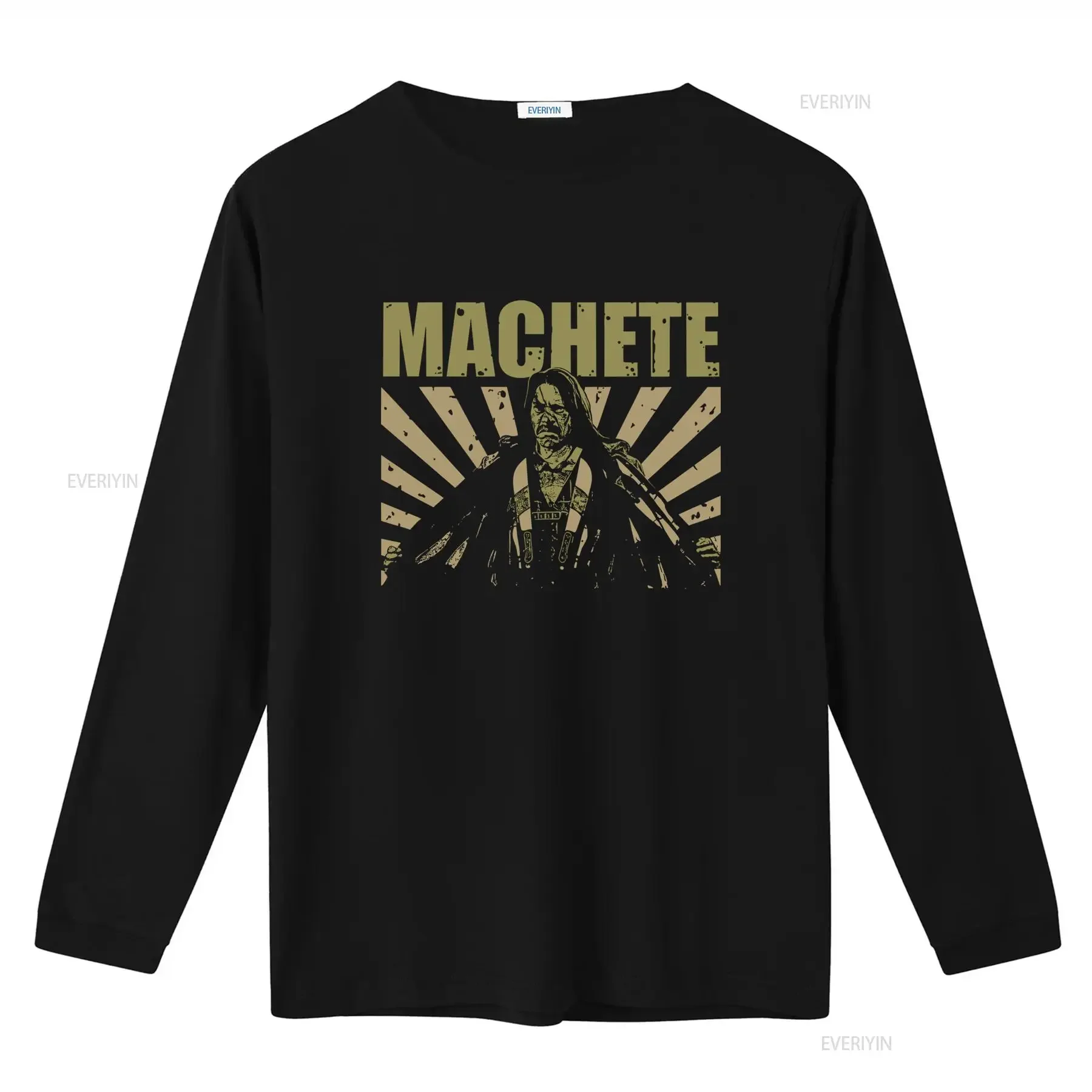 Machete Danny Trejo's Mexican Actor Action T Shirt for Men vintage Washed graphic Stretched Stylish Comfortable
