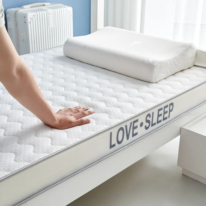 Colchón de Látex con Espuma Viscoelástica, Ideal para Estudiantes Universitarios, Literas de Dormitorio, Uso Individual y Tatami en Casa