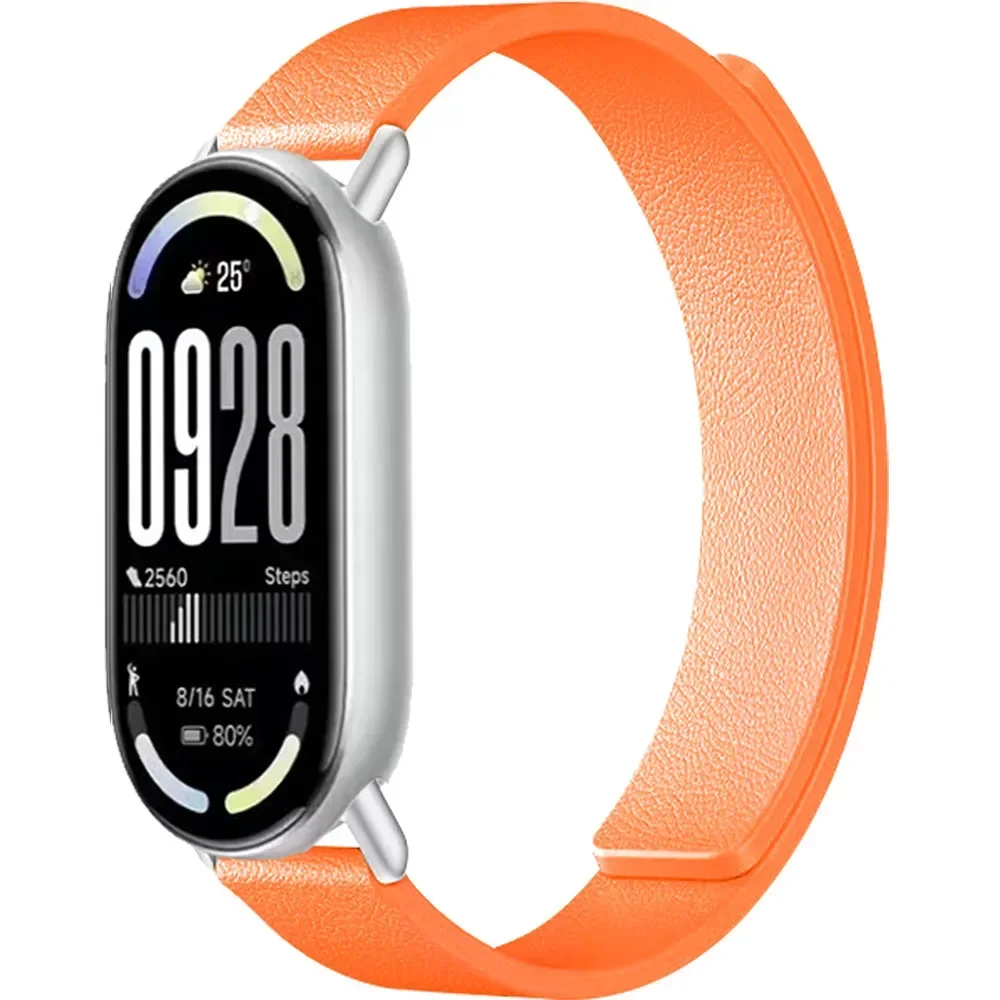 Спортивный силиконовый ремешок-петля для Xiaomi Mi Band 10 9 8, магнитный браслет, удобный браслет Correa для Xiaomi Band 10, ремешок для часов