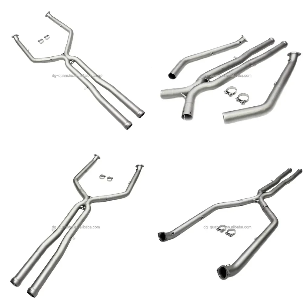 【Durable Practical Daria】 SuperSprint X-Pipe None Resonators for M3 E90 E92 E93 Stainless Steel Xpipe