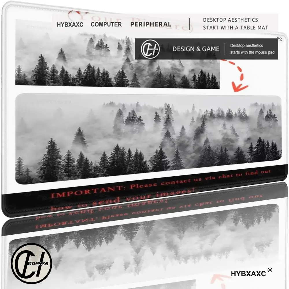 Custom Playmat Card Game Pad Mousepad Computer Mouse Pad 600x350x2mm Non-Slip Natural Rubber Carpet Square Desktop DIY Mouse Pad