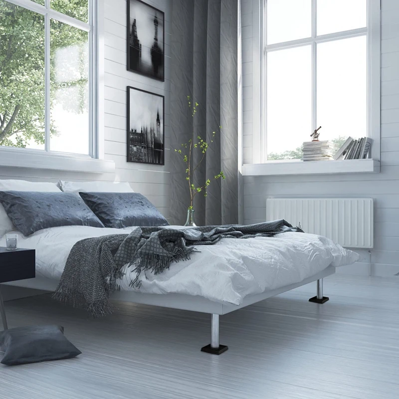 4 pezzi antiscivolo per mobili, tazze quadrate in gomma antiscivolo, sottobicchieri per gambe, divano, sedia, tappi per letto
