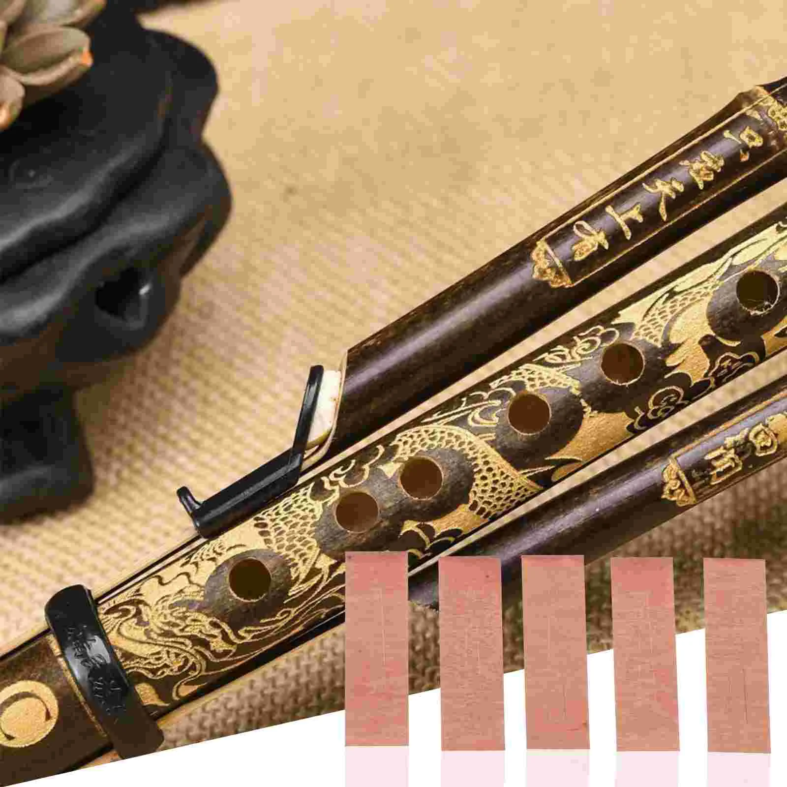 5 Pcs Cucurbit Reed Tuning Traditional Instrument Supplies Flute Tool Brass For Musical Parts