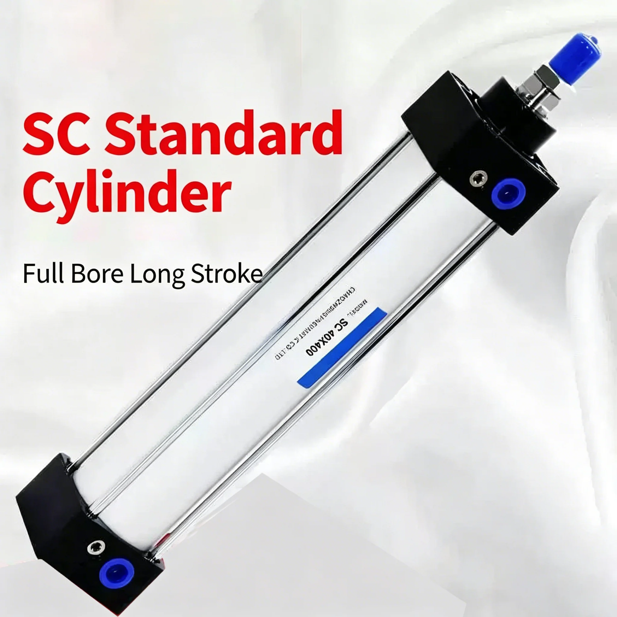 Bore 100mm Stroke 25-1000mm Double Acting With Magnetic Aluminium Alloy Pneumatic Cylinders SC100 Air Cylinder Standard