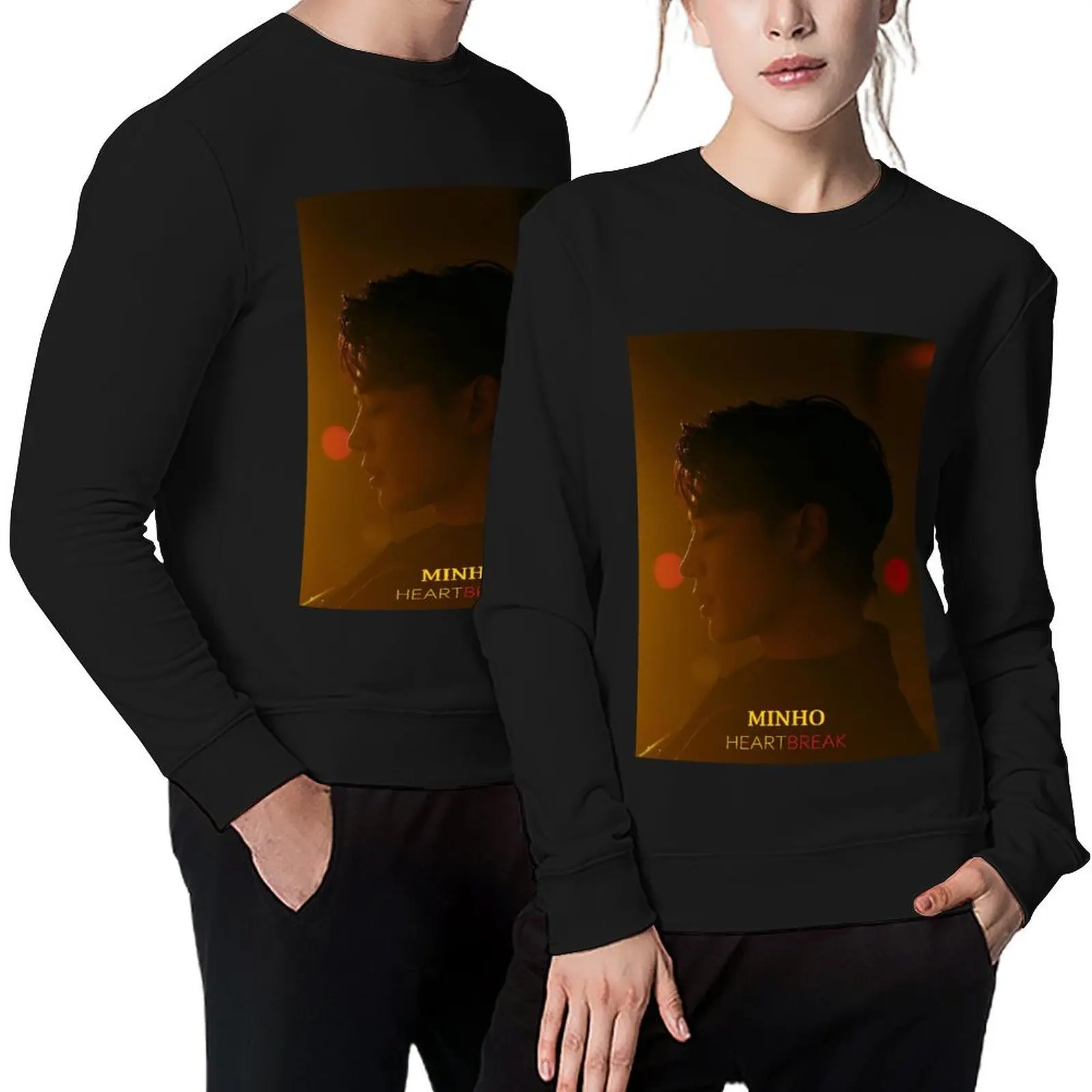 

MINHO HEARTBREAK Pullover japanese style mens clothes men clothes men's clothes hooded sweatshirt