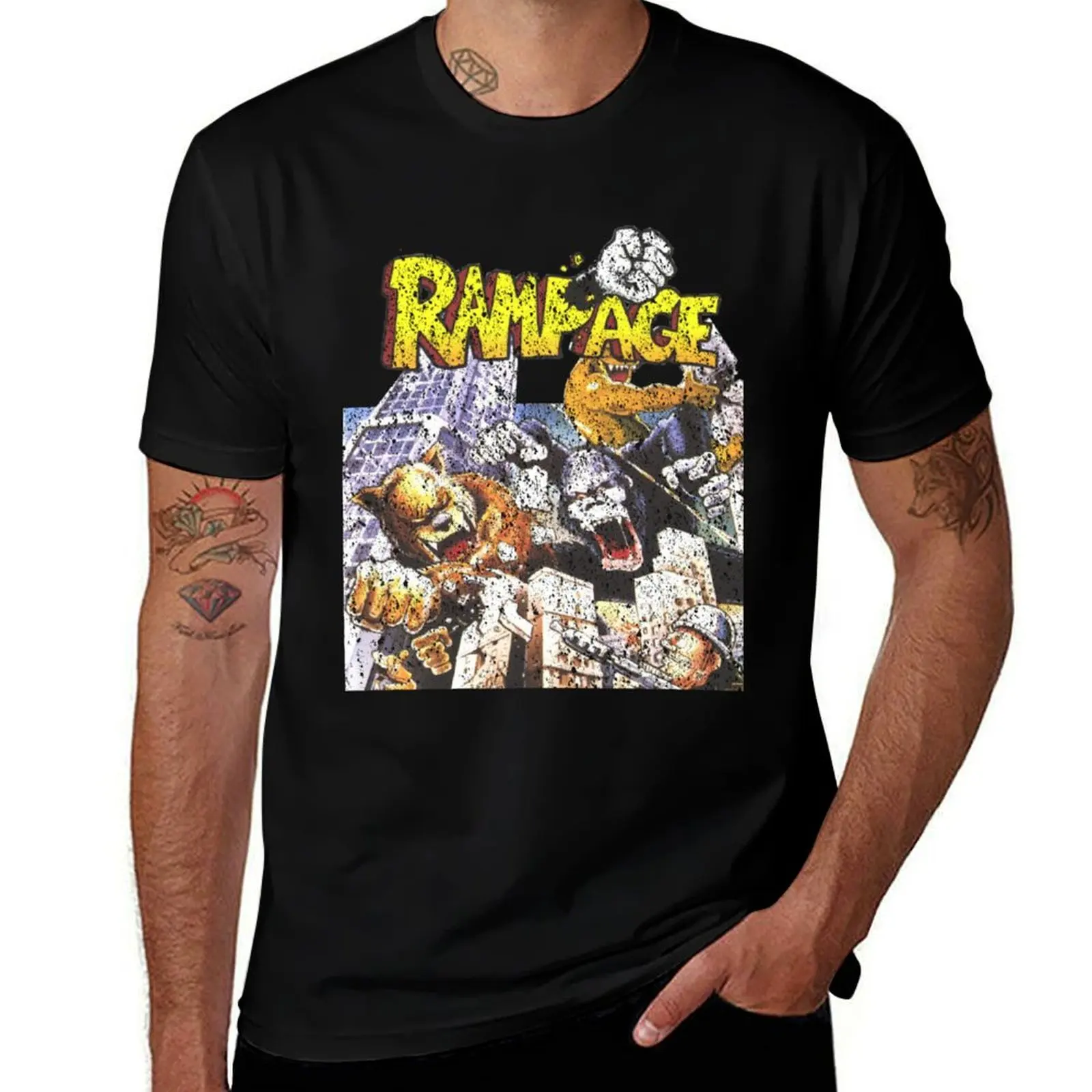 

Rampage - Sega T-Shirt t shirts for man pack white man t shirt graphic t shirts for man graphic vintage T-shirt