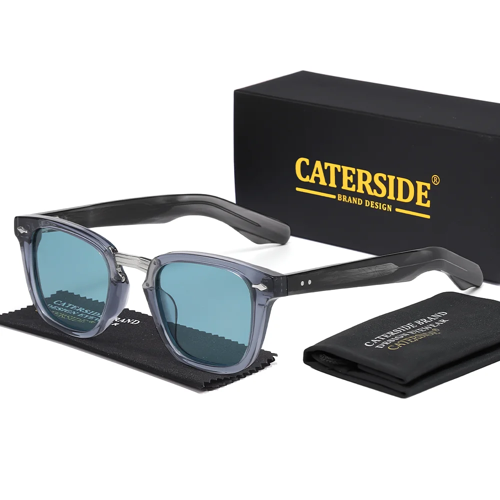 

Мужские поляризационные солнцезащитные очки CATERSIDE, премиальная оправа из ацетата, солнцезащитные очки для женщин, для путешествий, деловых встреч, вечеринок, отпуска, роскошный подарок, UV400