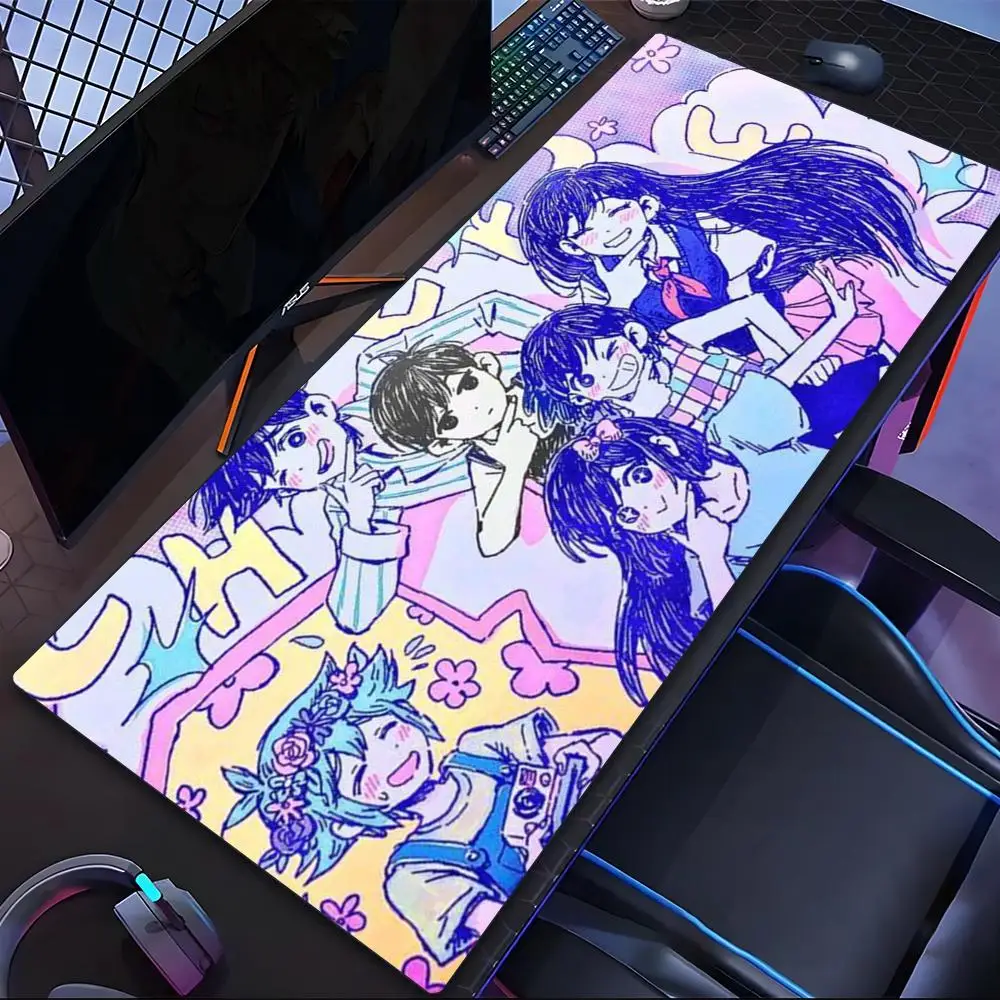 

omori Mouse Pad Tablet mouse Pad Laptop xl desktop mouse pad, cute HD Rainbow Gaming keyboard pad, csgo Player, 90x40