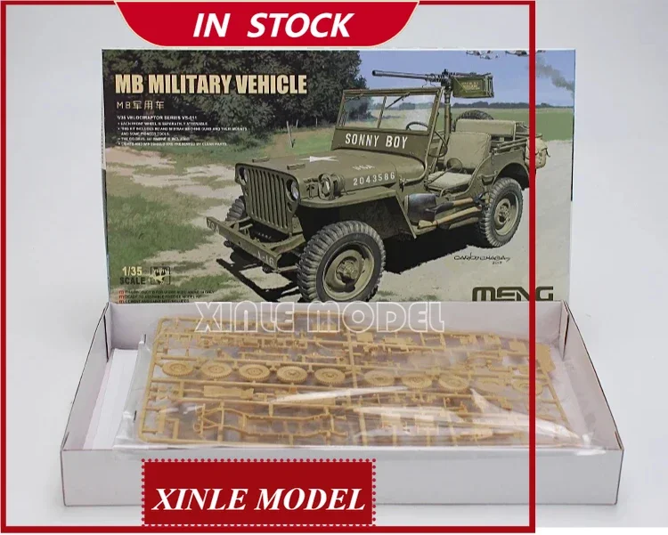 

MENG Assembled Model Kit DIY Toy Collection Gift 1/35 Scale VS-011 Willys MB military vehicle