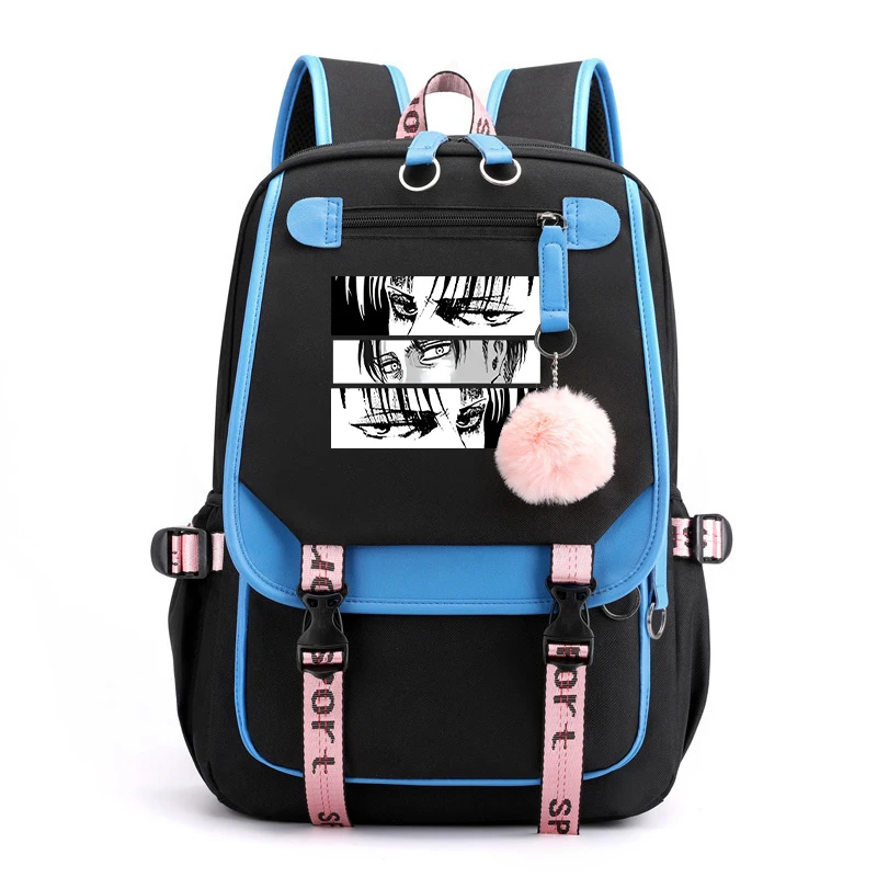 

Fashion Rucksack Anime Levi Ackerman Printing Backpack Women Men Girl School Bag Travel Bag Harajuku Laptop Bag Daily Backpack