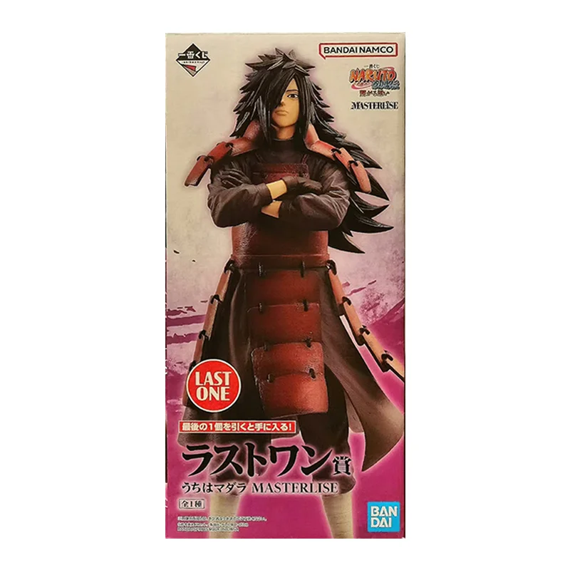 Bandai Ichibankuji Prize Last Uchiha Madara 25Cm Naruto Shippuden Anime Original Action Figure Model Toy Gift Collection