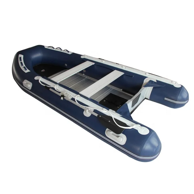 Heat Sale 12ft 380cm Aluminum Floor PVC Inflatable Zodiac Rubber Boats for Sale