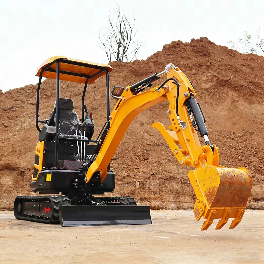 

Free Shipping Mini Excavator Euro 5 CE EPA 1.8 Ton 2.5 Ton Hydraulic Diesel Excavator Farm Crawler Small Digger Customized