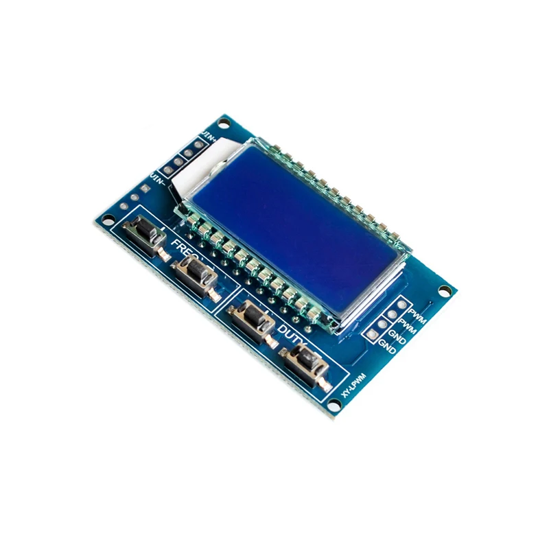 Signal Generator PWM Pulse Frequency Duty Cycle Adjustable Module LCD Display 1Hz-150Khz 3.3V-30V PWM Board Module