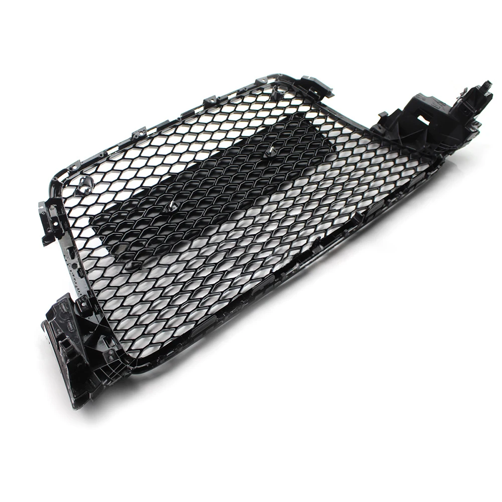 Car Front Bumper Grille Honeycomb Radiator Bumper Grille Grill Cover Compatible With A5 B8 8P0 2008-2012 8T0853651 (No Sign)