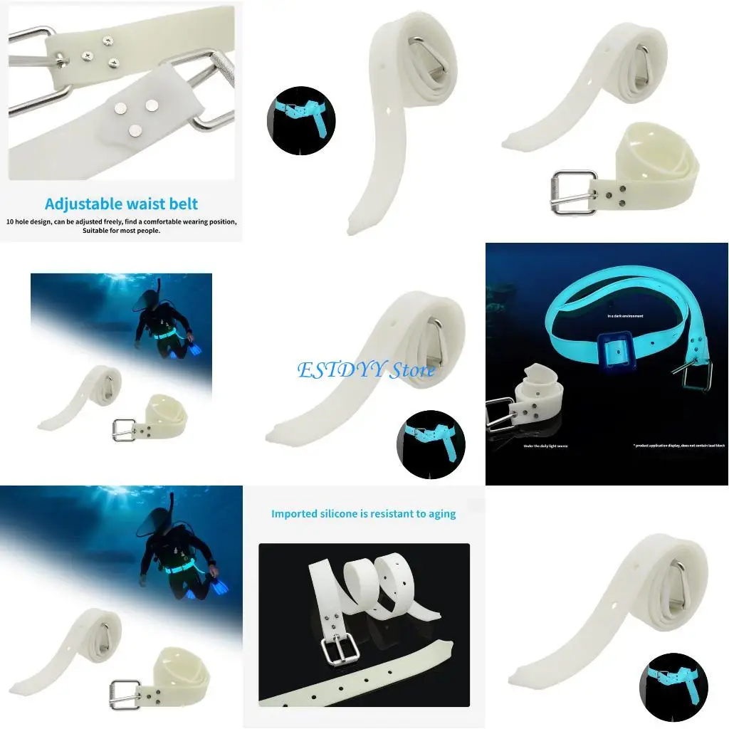 G6DE ダイビングウェイトベルトシリコンウェイトベルトダイビングウエストベルトクイックリリースバックル