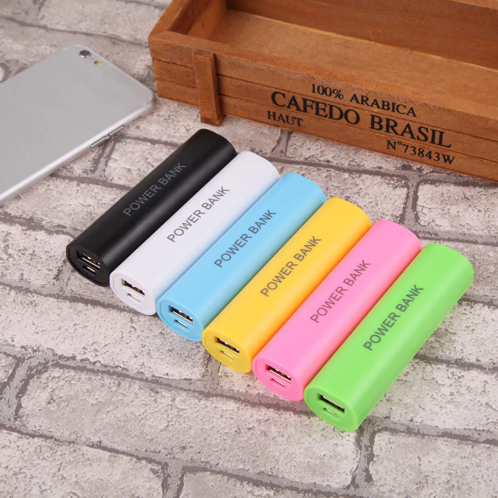 Portable 18650 Power Bank Battery for Shell Intelligent Fast Safe Charging for Mobile Phones MP3 MP4 PDA GPS Lightweight