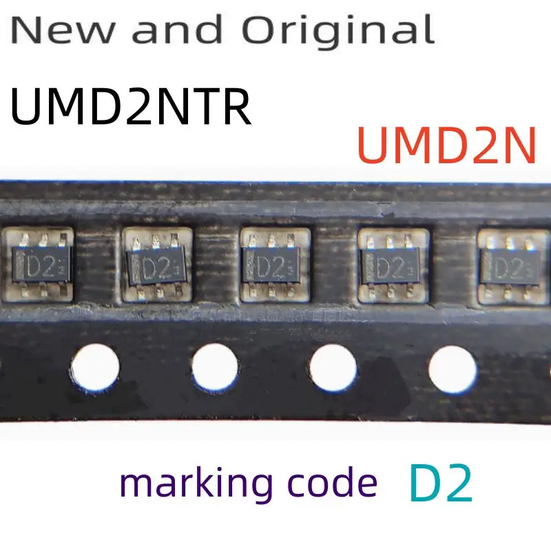 UMD2NTR UMD2N SOT363 marking code D2 50V 30MA General purpose transistors (dual transistors)