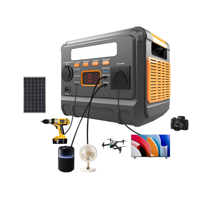 600W Lithium Battery Portable Power Station Outdoor Charging Solar Generator Portable Power Electric Generator