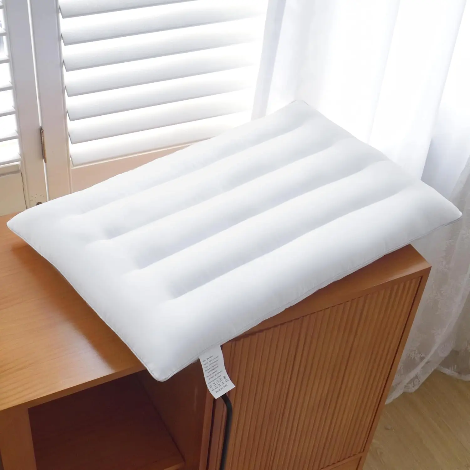 

Ультратонкая подушка для сна на животе и на спине, низкий профиль 2,5 дюйма, способствует более глубокому сну