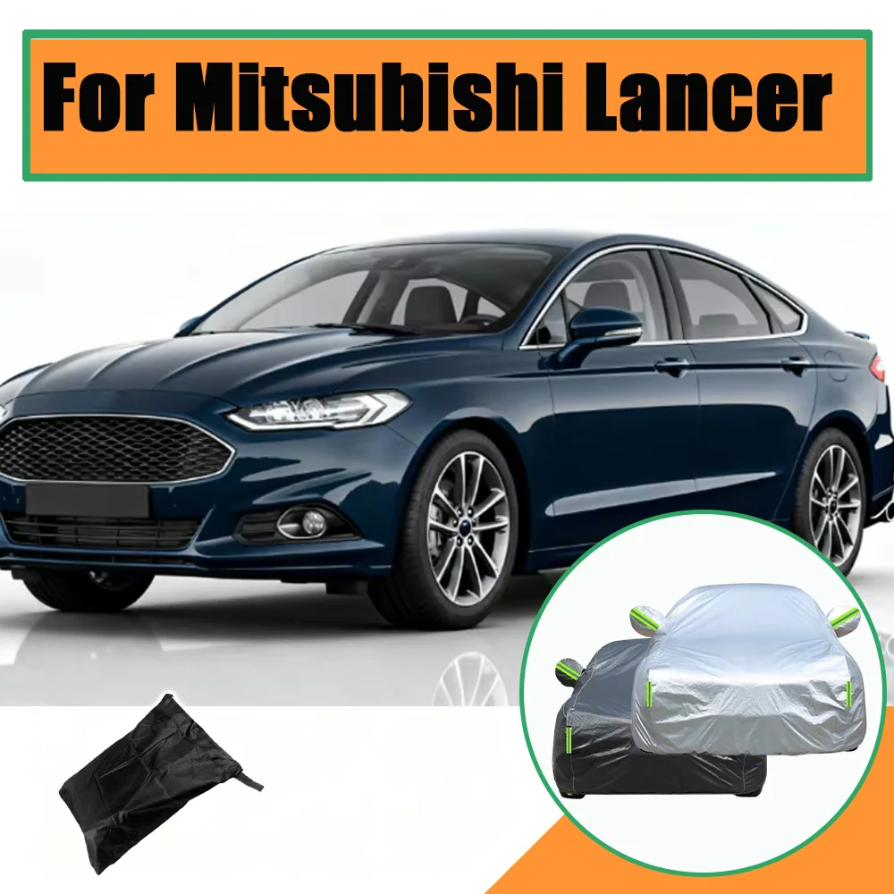 

Outdoor Protection Full Car Cover Snow Cover Sunshade Waterproof Dustproof Exterior Car Accessories For Mitsubishi Lancer