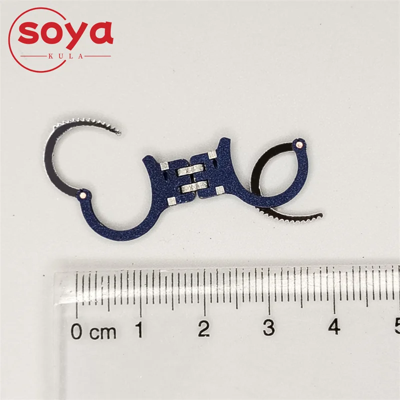 BRUIN ART BEX-0010 1/6 Schaal Te Openen Metalen Handboeien Model Soldaat Scène Props Accessoires Fit 12 "Man Vrouw Action Figure