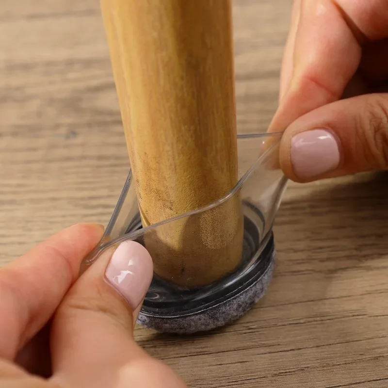 透明椅子脚カバー家具脚保護カバー滑り止めテーブルパッドキャップ床プロテクター家庭用家具装飾