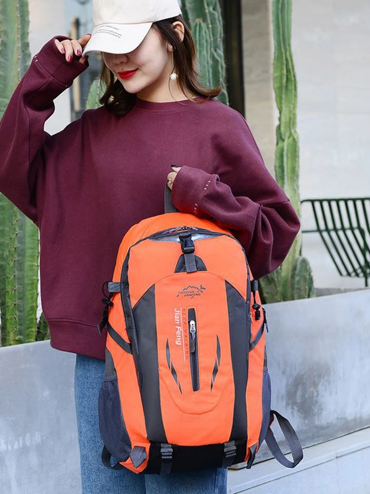 Mochila ao ar livre masculina grande capacidade de viagem leve casual caminhadas mochila esportes à