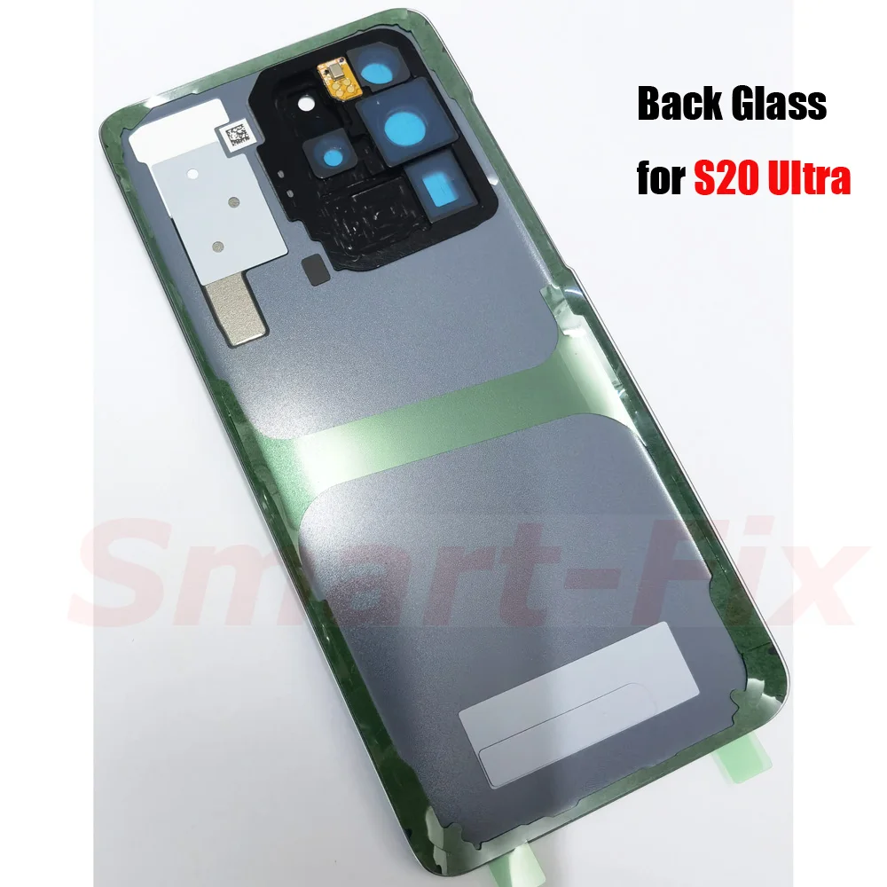 OEM High Quality Glass Back Cover Case for SAM-S20 Ultra S20U S20Ultra 5G Backcover Back Door Housing with Camera Lens&Adhesive