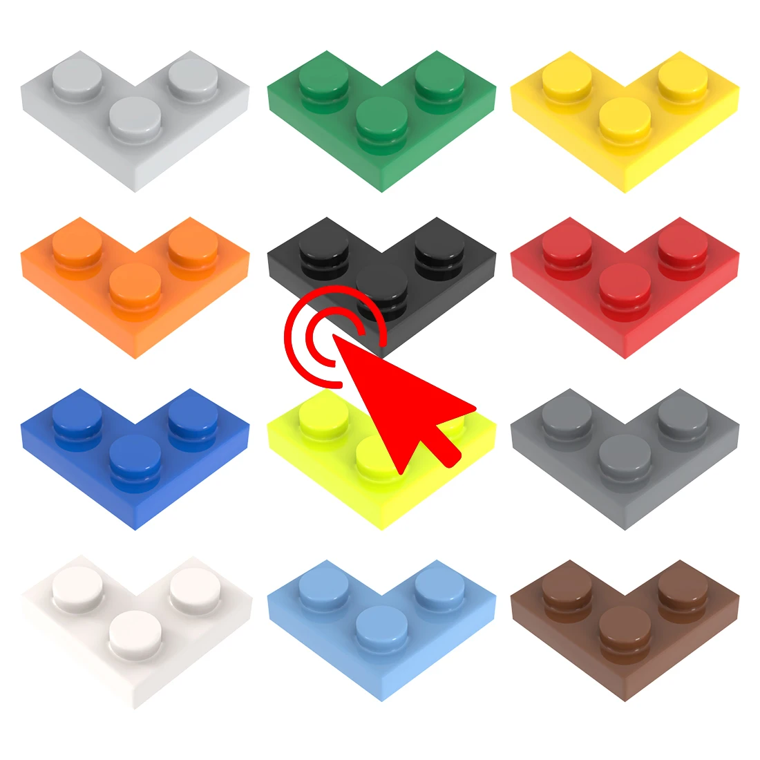 [Funbrick] 50&100&200 Stück Platte 2x4 3020 Kompatibel mit Bekannter Marke Bausteine Klassische Bausteine Spielzeug MOC DIY – Detail 13