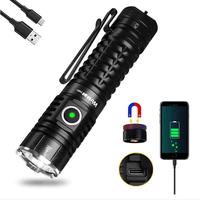 Wurkkos TS22 USB-C Rechargeable LED Flashlight XHP70.2 4500LM IP68 Waterproof Torch Magnet Tail Reverse Charging 21700 Battery