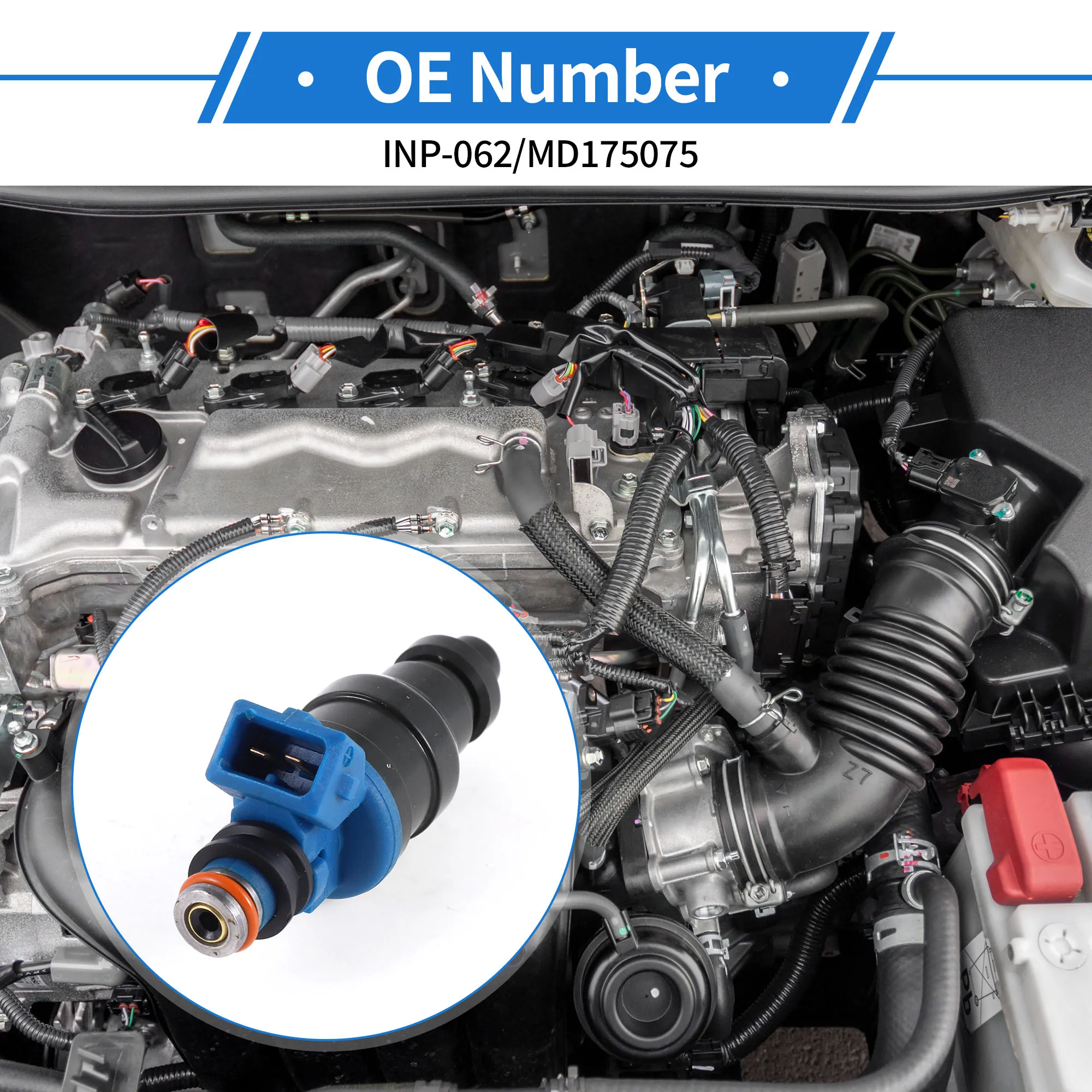 

UXCELL 1 шт. No INP-062 Топливная форсунка для Mitsubishi Mirage 1.5 1993-1996 Топливная форсунка