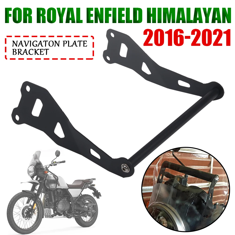 For ROYAL ENFIELD HIMALAYAN 2016 2017 2018 2019 2020 2021 Motorcycle Accessories GPS Navigation Plate Bracket Phone Stand Holder