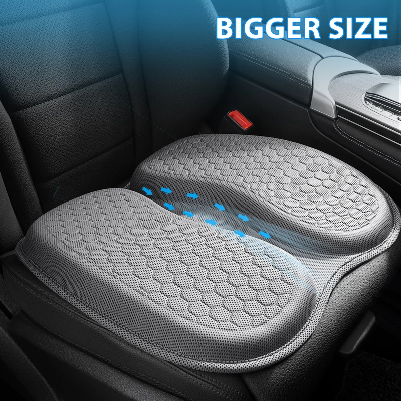 

Car Seat Cushions Summer 3D Gel Breathable Seat Cover Car Seat Waist Pillow Lumbar Support Cooling Office Pillow Chair Cushion